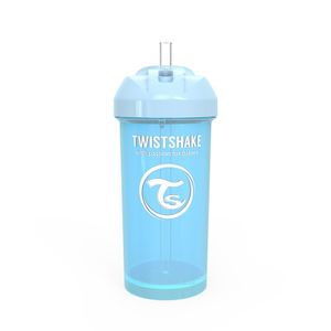 Twistshake bočica sa slamkom 360ml 6+m Pastel Blue