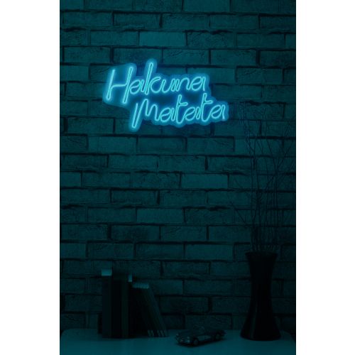 Wallity Ukrasna plastična LED rasvjeta, Hakuna Matata - Blue slika 2