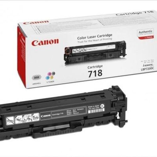 Canon toner CRG-718Bk, crni slika 1