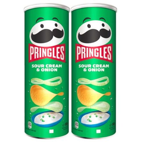 Pringles čips Cips Sour cream & onion  2komx165g slika 1