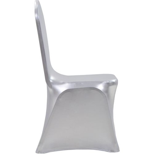 Navlake za stolice 25 kom rastezljive srebrne slika 23