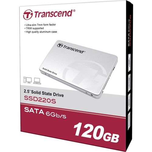 Transcend TS120GSSD220S 2.5" 120GB SSD, SATA III, TLC, 220S Series, 6.8mm slika 4