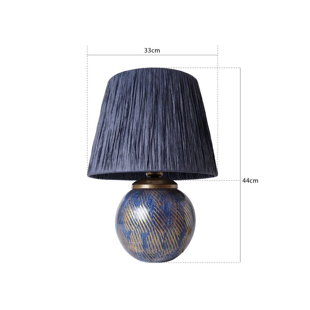 YL529 Plava Stolna Lampa slika 3
