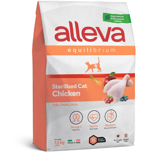 Alleva Equilibrium Cat Adult Sterilized Chicken 10 kg slika 1