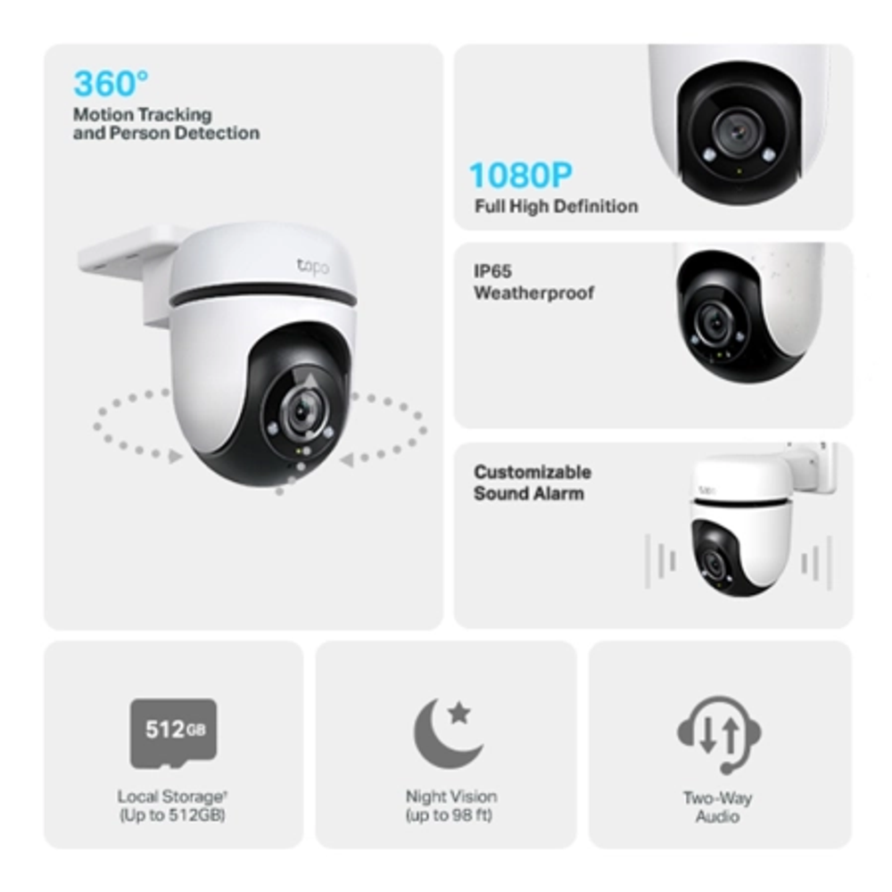 TP-Link Outdoor Pan/Tilt Wi-Fi Camera Tapo C500 slika 2