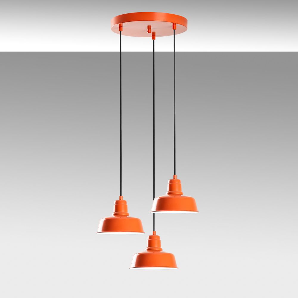 Luster Memati - 181Orange - Dizajn sa 3 Narančaste Nijanse slika 5