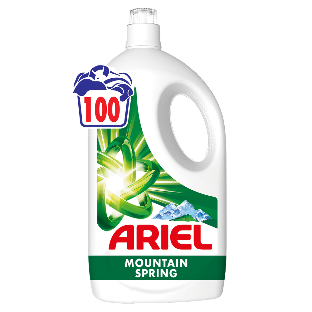 Ariel tečni deterdžent za pranje veša Mountain Spring 100 pranja slika 1