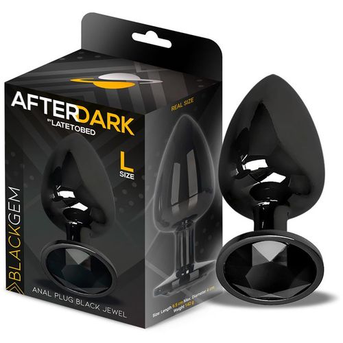 Afterdark Aluminium Blackgem Butt Plug S/M/L slika 11