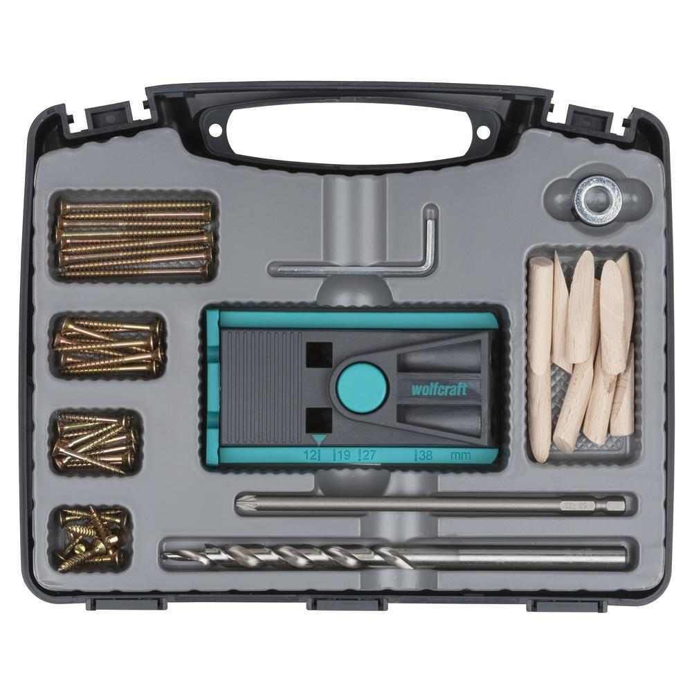 Wolfcraft Set Za Skriveno Tiplovanje PZ 2 / 55 dijelni - 4642000 slika 2