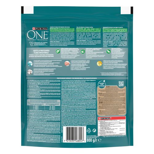 PURINA ONE® INDOOR Bogata puretinom, 8x800g slika 2