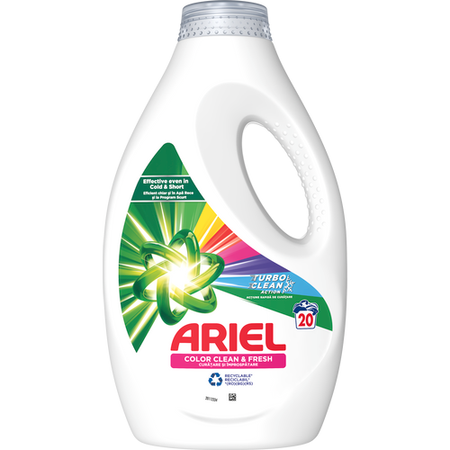 Ariel tečni deterdžent za veš Color clean and Fresh 1l, 20 pranja slika 1
