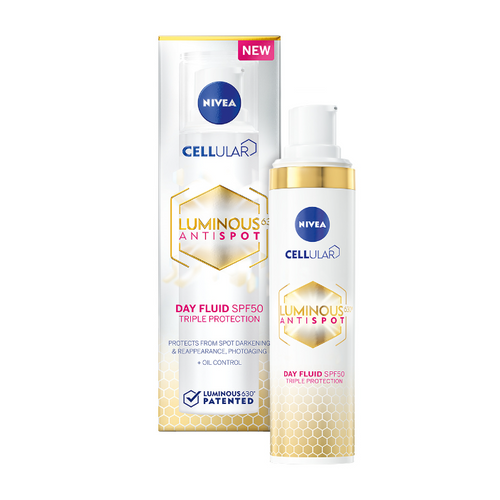 NIVEA Cellular Luminous dnevni fluid za lice protiv pigmentacijskih mrlja SPF50 40ml slika 1