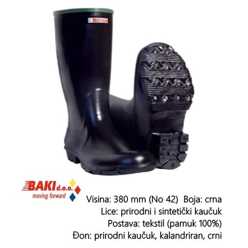 CIZMA VISOKA CRNA 47 70200 slika 1