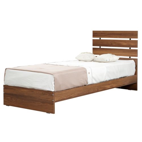 Woody Fashion Jednostruki krevet, Fuga 90LK - Walnut slika 3