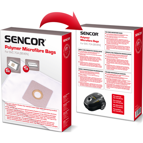 Sencor vrećice za usisavač SVC 7CA - 5PCS slika 2