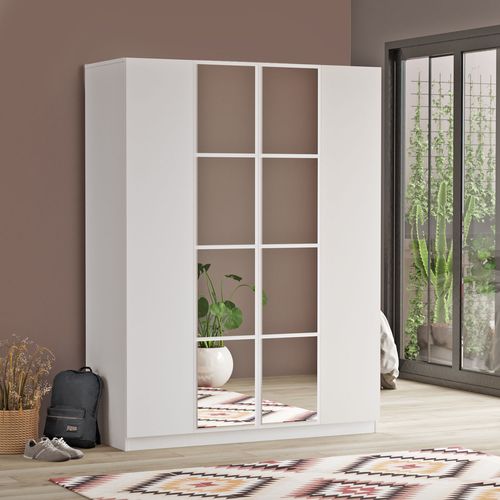 HM2 - W White Wardrobe slika 2