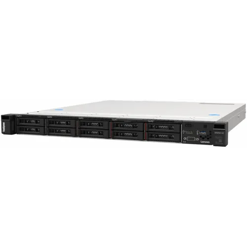 Lenovo ThinkSystem SR250 V2 Xeon E-2356G , 1x32GB, O/B, 2.5" HS (8), 5350-8I, HS 450W Titanium, XCC Enterprise slika 1