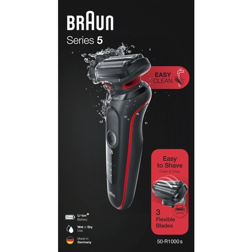 Braun 50-R1000s Crveni aparat za brijanje slika 5