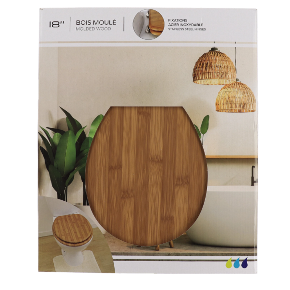 Tendance wc daska mdf, inox okovi, bamboo slika 2