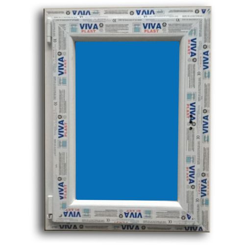 PVC prozor 60 X 80 jednokrilni - Levi prozor + ručica slika 1