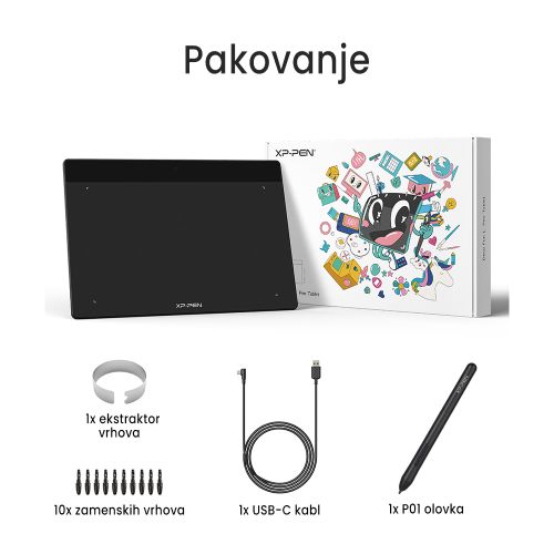 XP-Pen Deco Fun L Grafička tabla slika 8