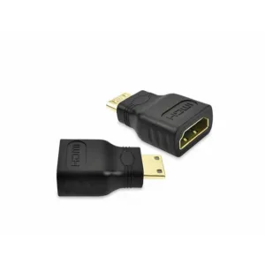 E-GREEN Adapter Mini HDMI (M) - HDMI (F) crni