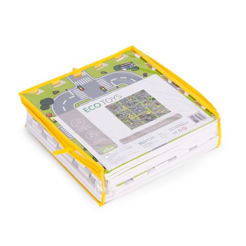 Ecotoys velika Eva pjenasta podloga za djecu grad, zeleno 90,5 x 90,5 cm 21 kom slika 7