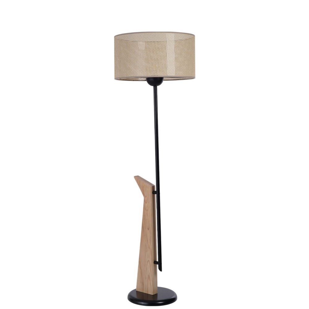 Opviq Podna lampa 661, bež, crna, hrast slika 2