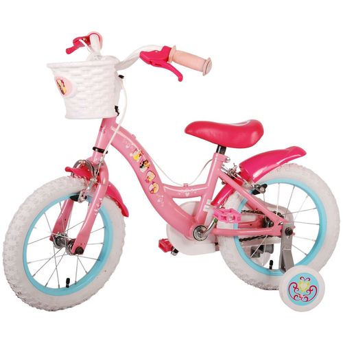 Dječji bicikl Disney Princess 14 inča Roza s dvije ručne kočnice slika 14
