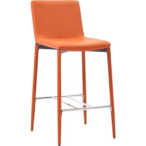Barski stolci od umjetne kože 2 kom narančasti slika 20