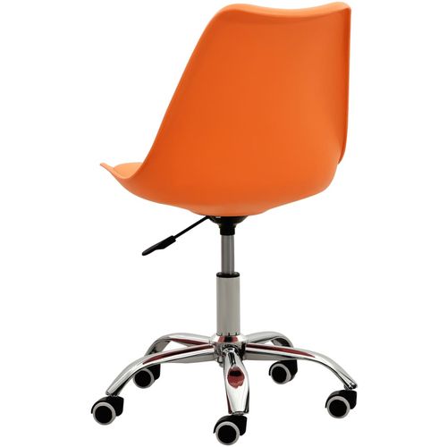 Uredske stolice od umjetne kože 2 kom narančaste slika 14