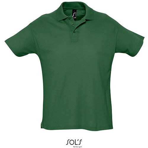 SUMMER II muška polo majica sa kratkim rukavima - Tamno zelena, XL  slika 5