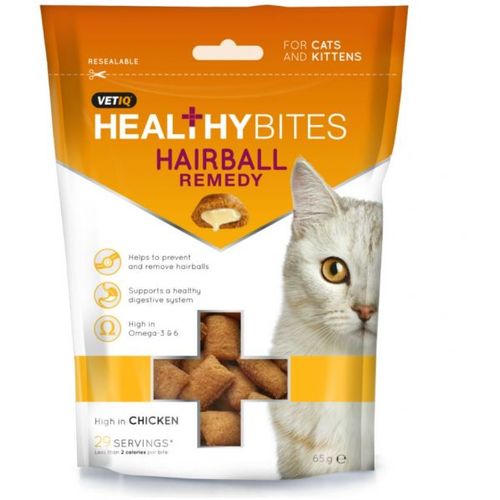 Mark+Chappell Healthy Bites Hairball Remedy za mačke i mačiće 65 g slika 1