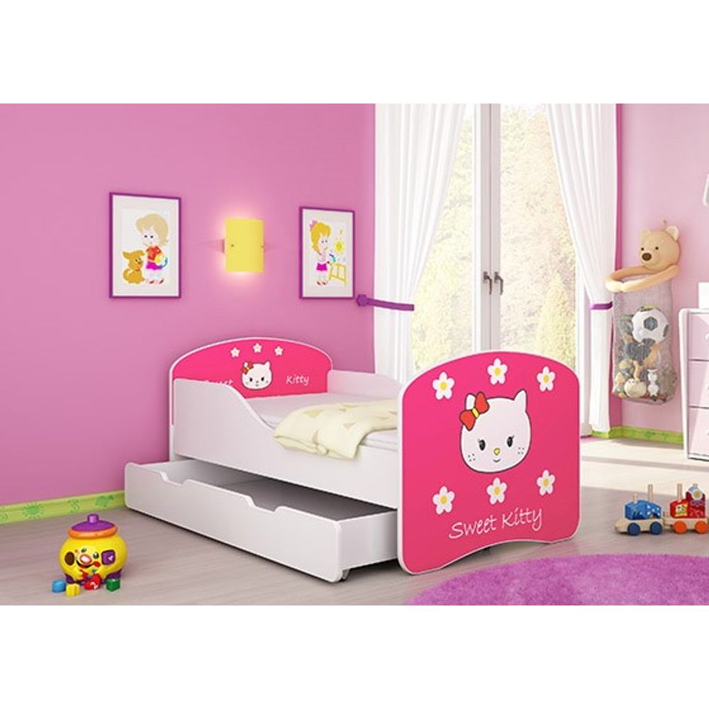 ACMA Dječiji krevet Acma I sa ladicom - 140x70cm - Dezen 16 slika 1
