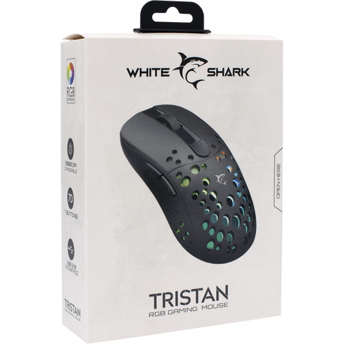 White Shark WS GM 9004 TRISTAN, Mouse Black slika 5