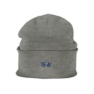 LA MARTINA GRAY MEN'S BEANIE