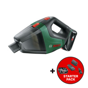 Bosch Usisavač akumulatorski UniversalVac 18  + Starter Set 18V Alliance – baterija PBA 18V 2,5 Ah + punjač AL 18V-20 W