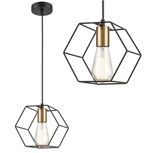 Lampa Viseća APP1131-1CP Black/gold slika 1