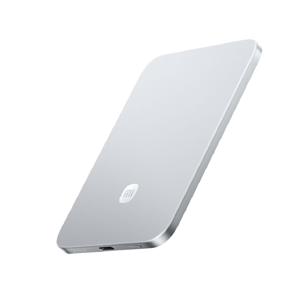 Xiaomi prijenosna baterija Ultrathin Magnetic Power Bank 5000 15W, srebrna slika 1