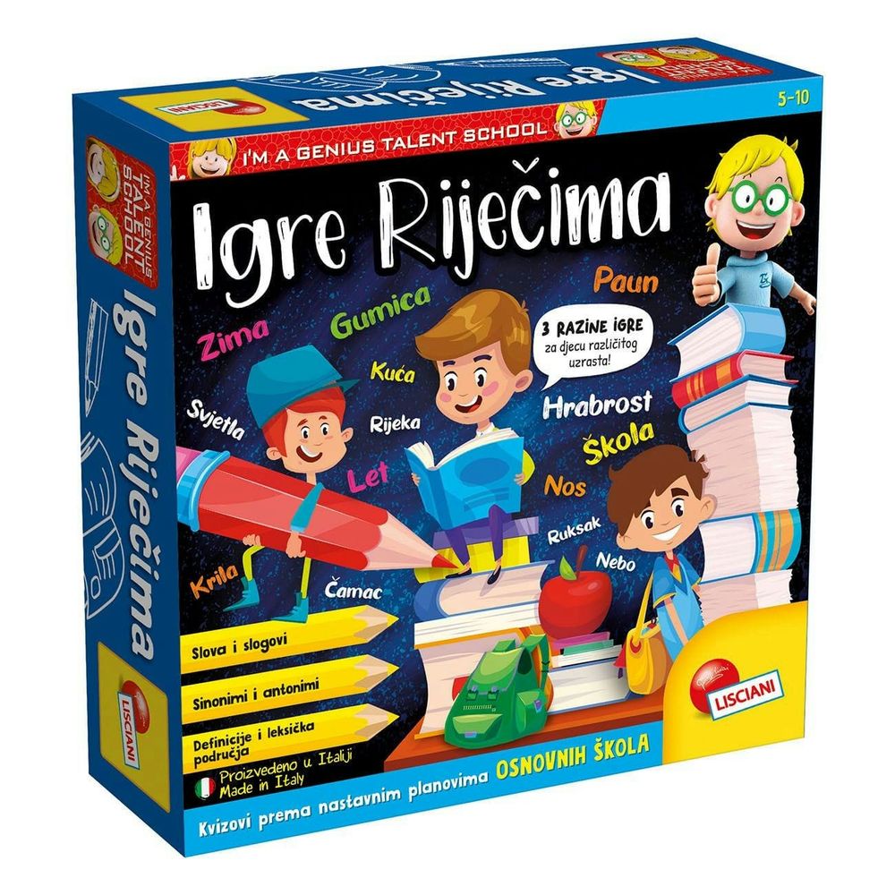 Lisciani I'm a Genius, Igre riječima slika 1