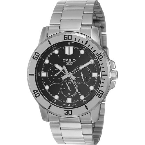 Muški sat Casio COLLECTION Crna Srebrna (Ø 45 mm) slika 1