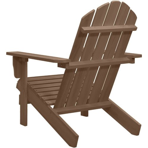 Vrtna stolica drvena smeđa slika 22