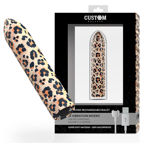 Custom Bullets Leopard Magnetic Vibrator slika 4