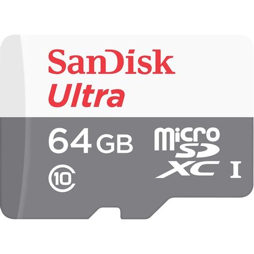Memorijska kartica SANDISK Ultra 64GB microSDXC 100MB/s, SDSQUNR-064G-GN3MN slika 1
