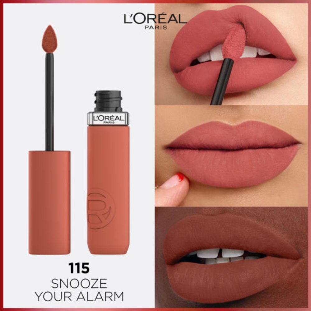 L'Oréal Paris Infaillible Matte Resistance Ruž za usne Snooze Your Alarm 115 slika 3