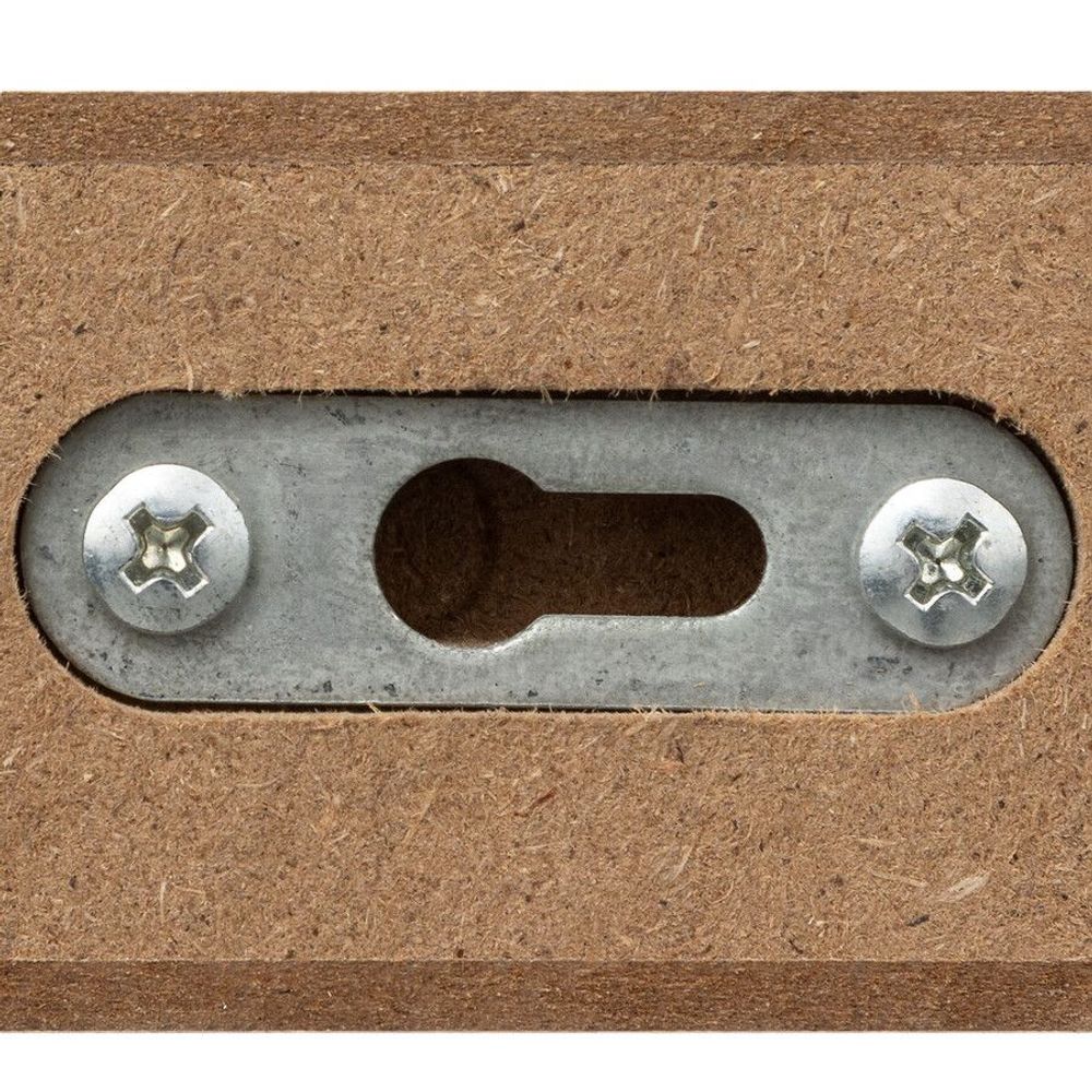 Five zidna ugaona polica fixy 25x25x3,8cm MDF natur 181396C slika 2