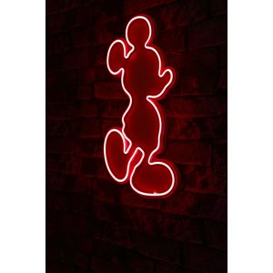 Wallity Ukrasna plastična LED rasvjeta, Mickey Mouse - Red