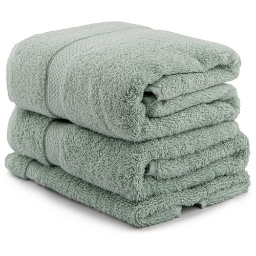 Colorful - Grass Green Green Towel Set (3 Pieces) slika 1