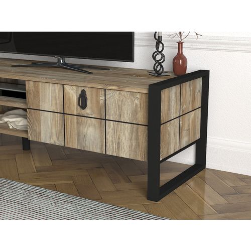 TV komoda Lost - Patik Walnut Black slika 5