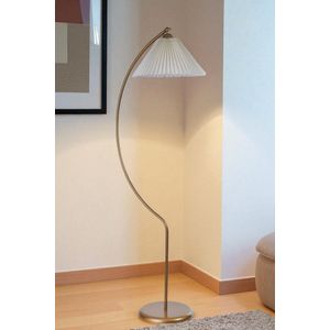Opviq Podna lampa 562, krem, zlatna